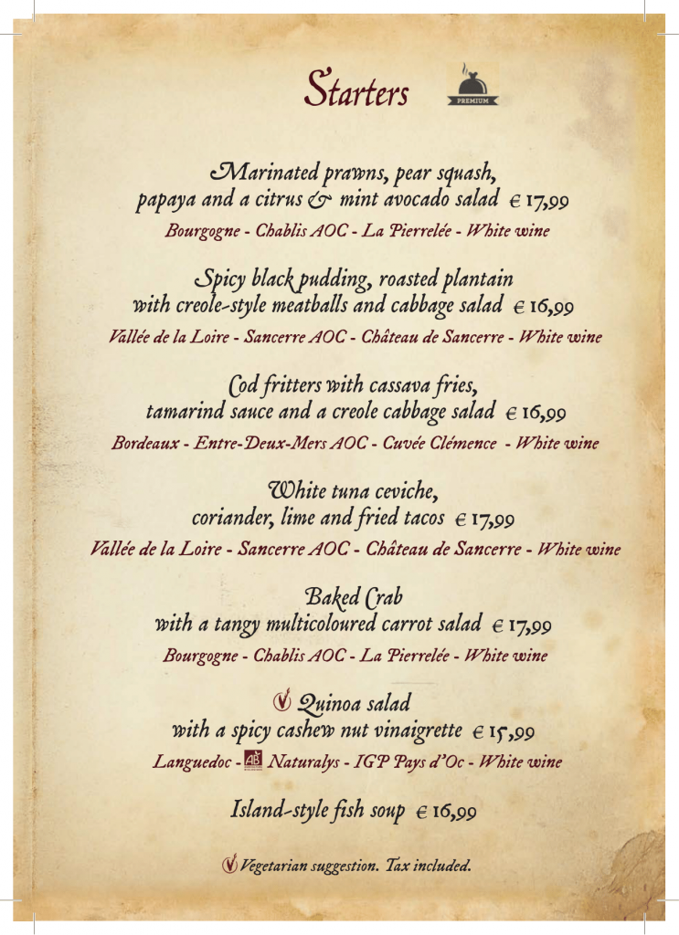 Captain Jack’s – Restaurant des Pirates Menu - Restaurants and menus ...