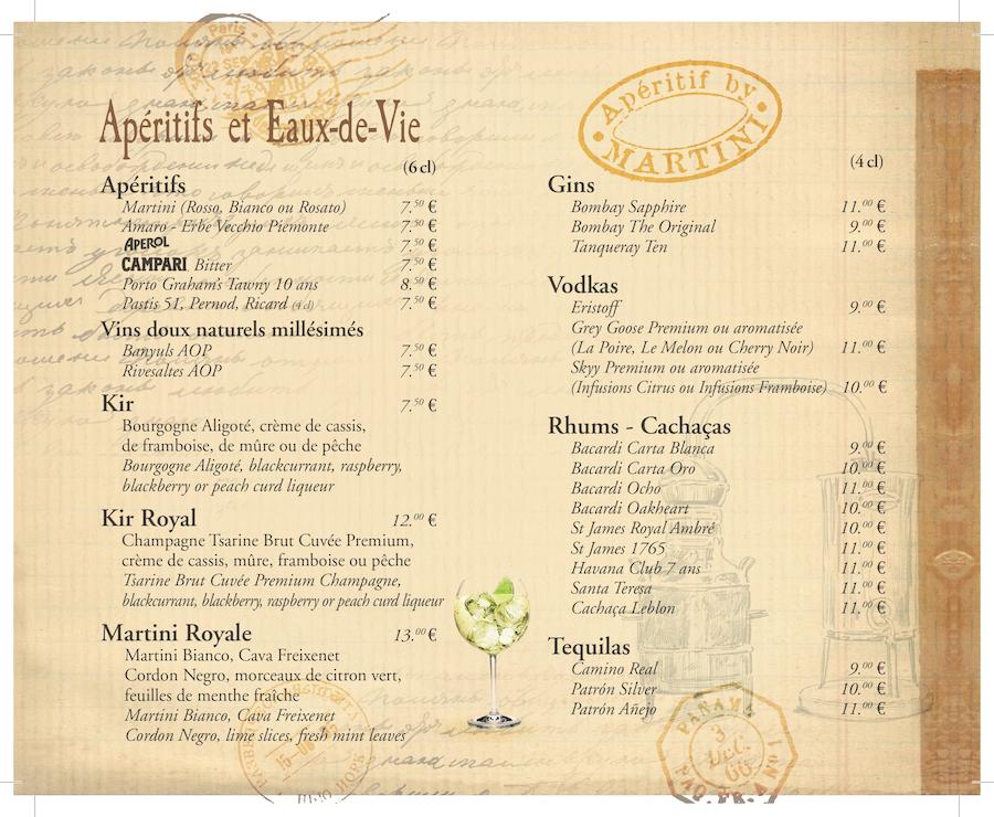 Newport Bay Club and Sequoia Lodge bar menus - Restaurants and menus ...